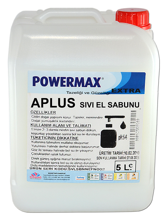 Powermax A Plus El Sabunu 5 Kg