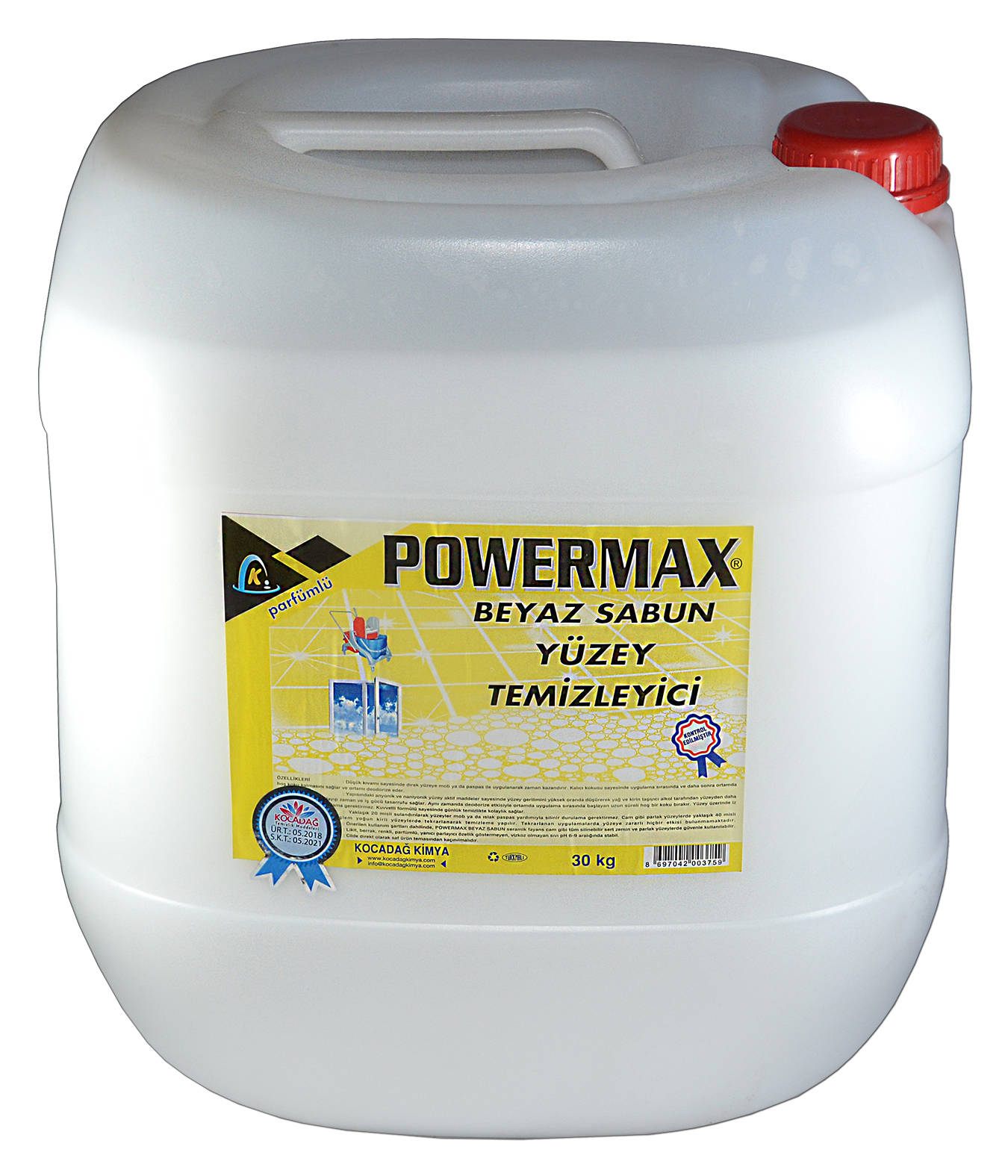 Powermax Beyaz Yüzey Temizleyici 30 Lt