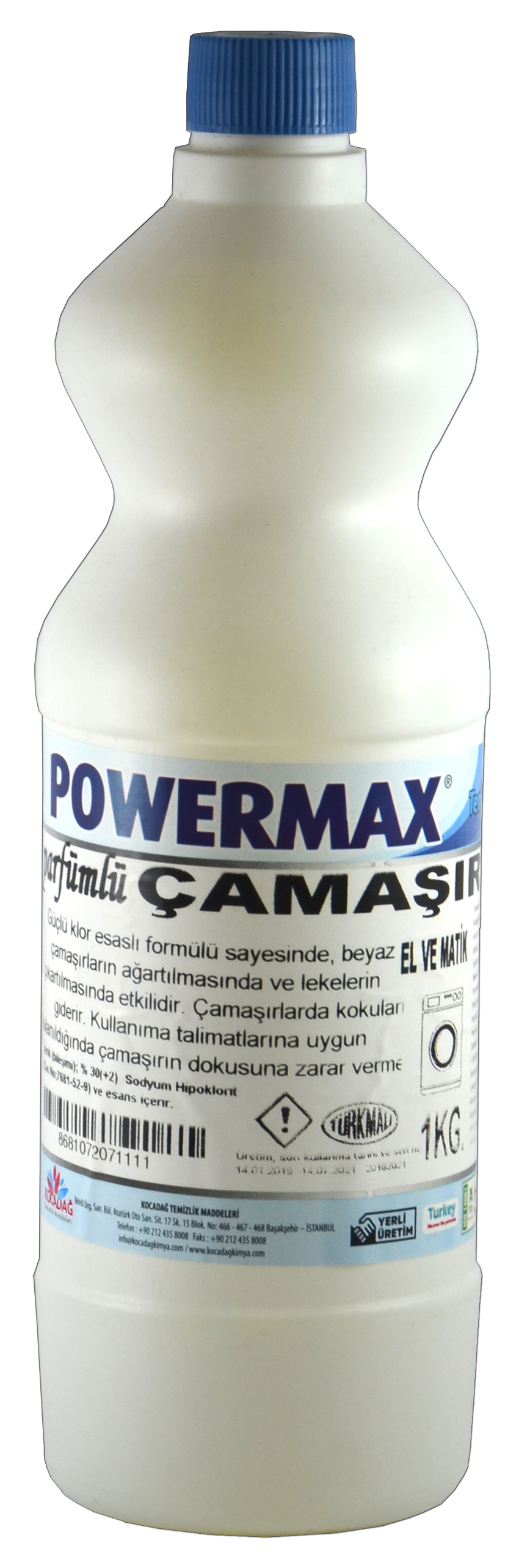 Powermax Çamaşır Suyu 1 Lt