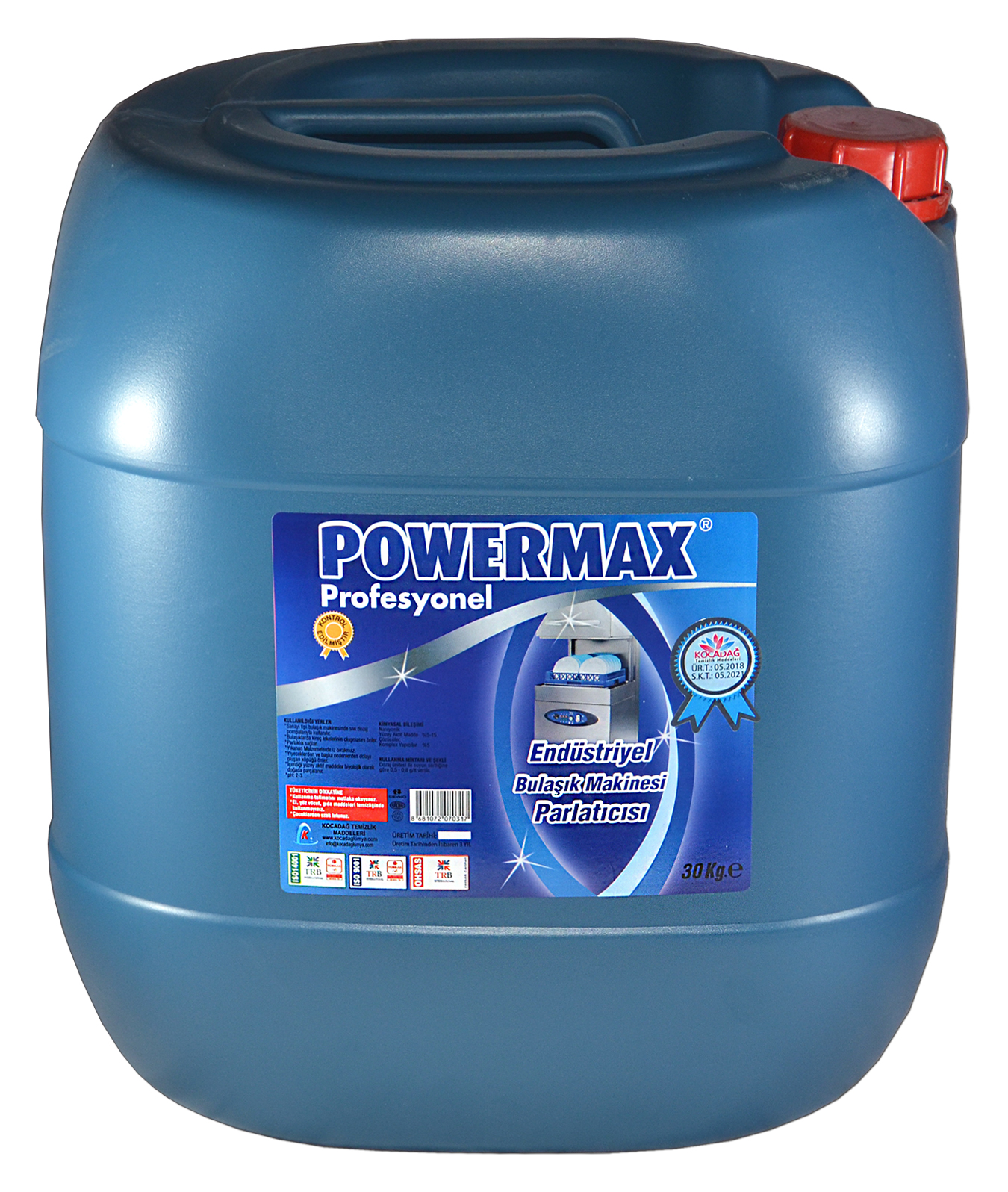 Powermax Endüstriyel Bulaşık Makinesi Parlatıcısı 30 Lt