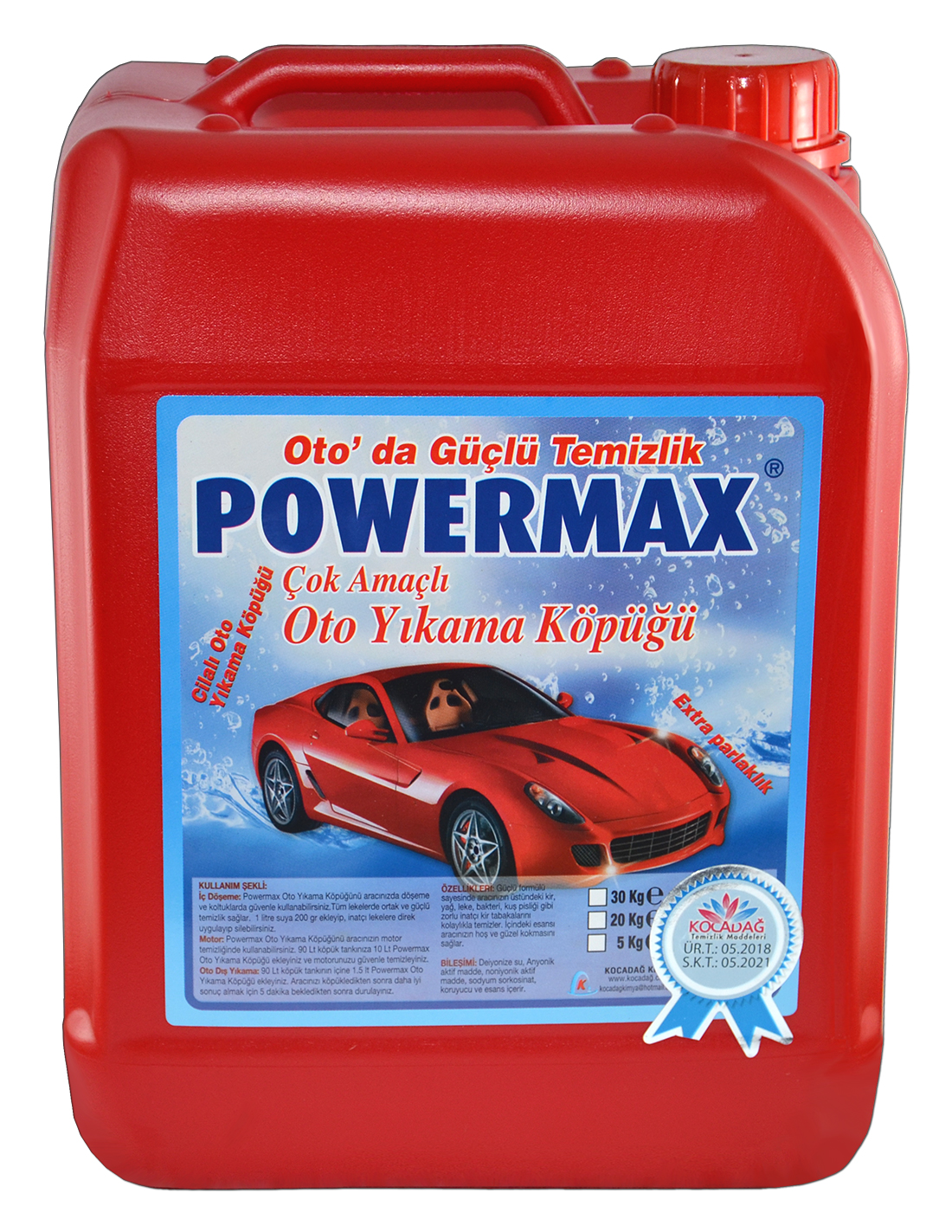 Powermax Oto Yıkama Köpüğü 5 Lt 