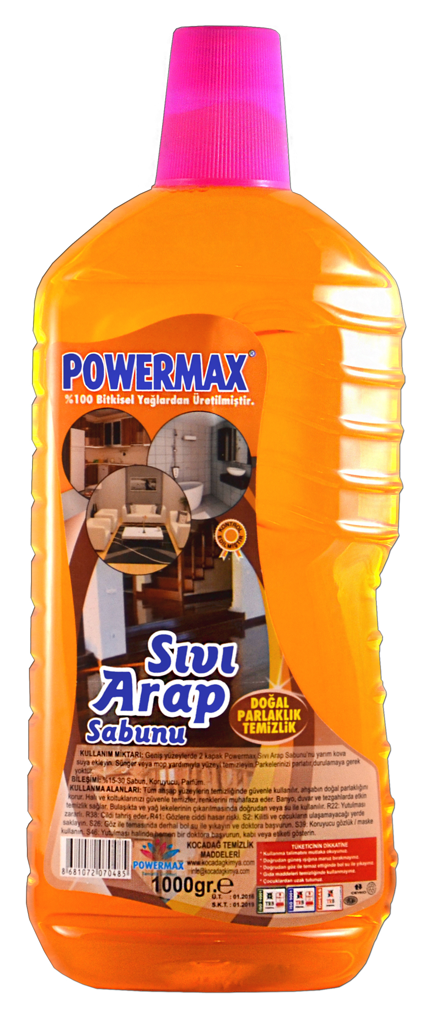 Powermax Sıvı Arap Sabunu 1000ml