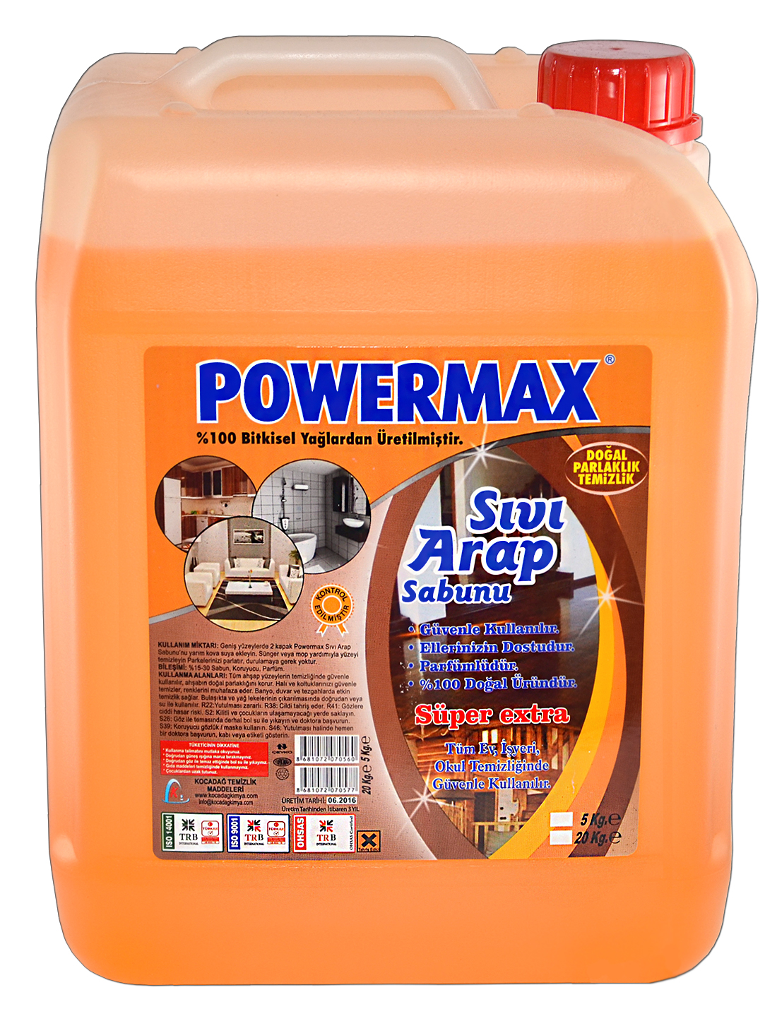 Powermax Sıvı Arap Sabunu 5 Lt